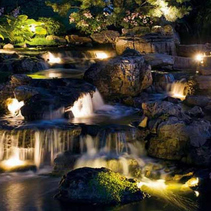 Pond and Lighting